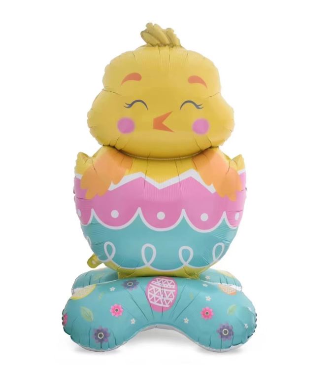 Воздушный шар фольгированный 55" «Цыплёнок в яйце», под воздух														