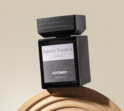 Аромодиффузер 200 мл Square Wooden black
