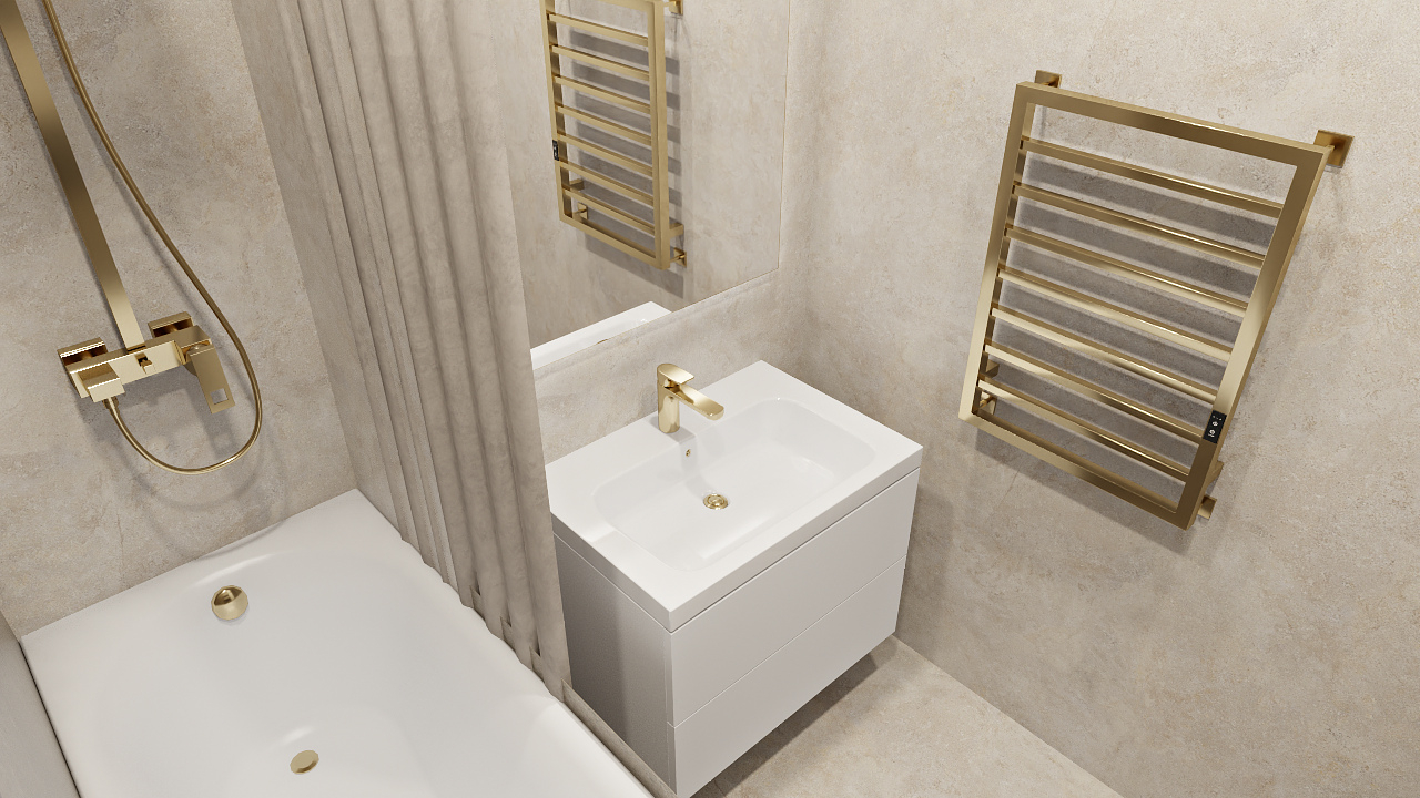 Ванная в стиле лофт