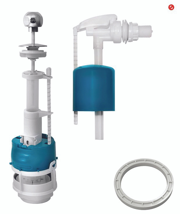 Арматура бок. под. 1/2", шток хром, СБа-БпрН-А-В (ИнкоЭр)