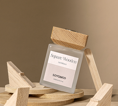 Аромодиффузер 200 мл Square Wooden цитрус