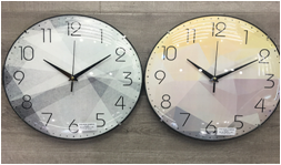 Часы Графика разноцв 30 см