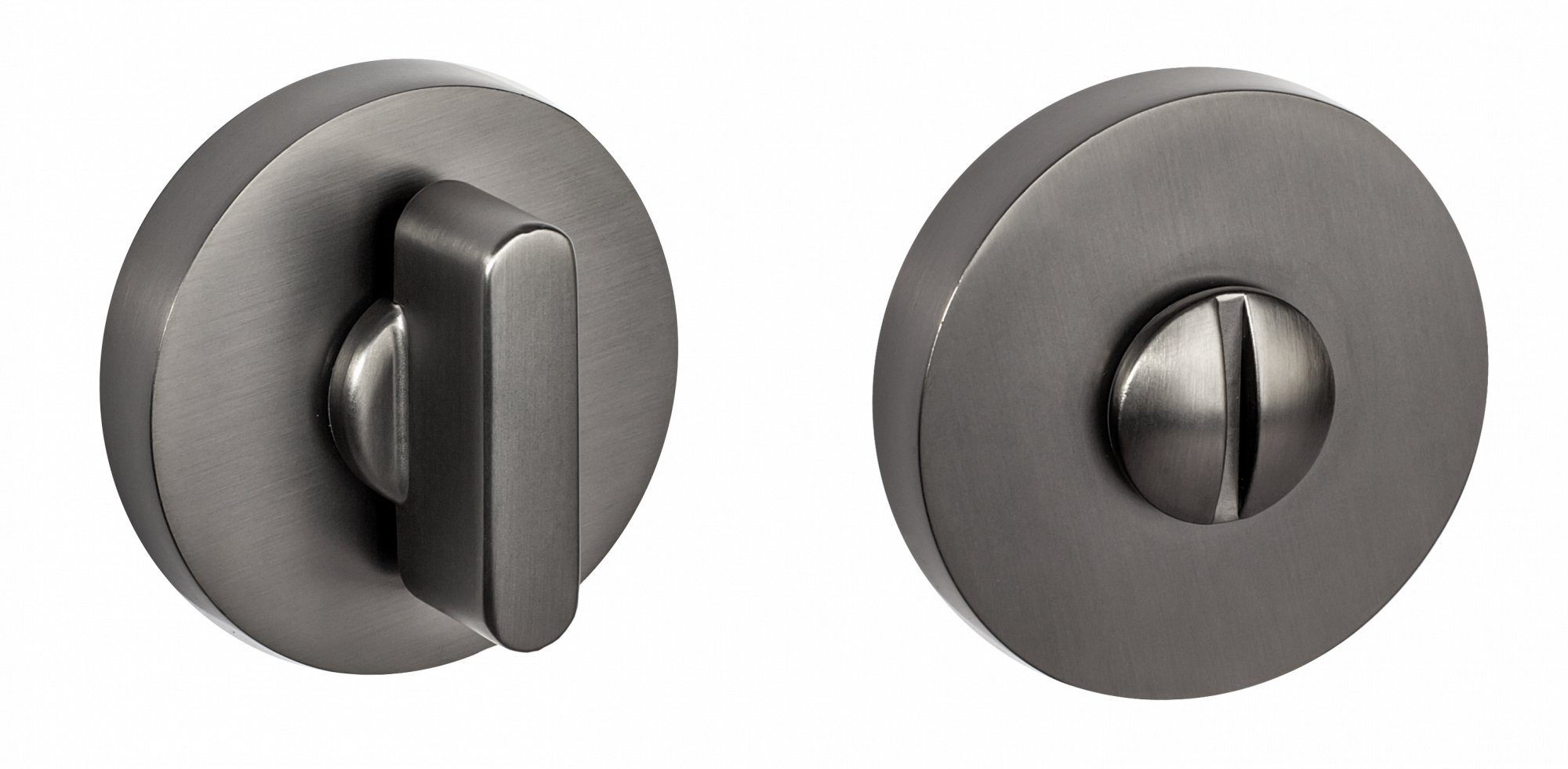 Завертка круг. РЕНЦ ЛЮКС 06 матовый черный никель (5/100)