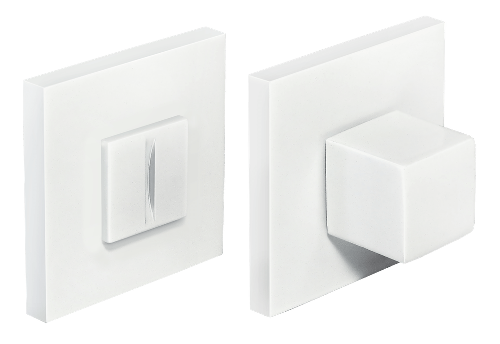 Завёртка сантехн на квадр планке 6 мм, MH-WC-S6 W, белый (50)