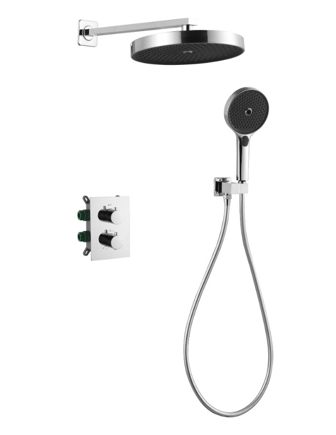 Душевая система скрытого монтажа 6в1 Thermostat, арт. 6в1 TH, ESKO(_5_)