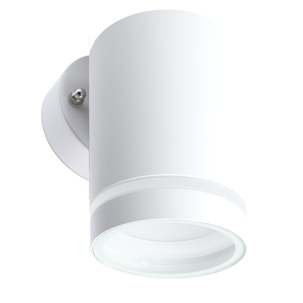 Светильник садово-парковый, 230V GX53, DH1001, белый (на стену)(_20_)