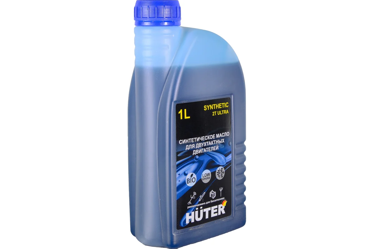 Масло 2Т ULTRA синтетическое для двухтактных двигателей, для техники Huter, 1л.