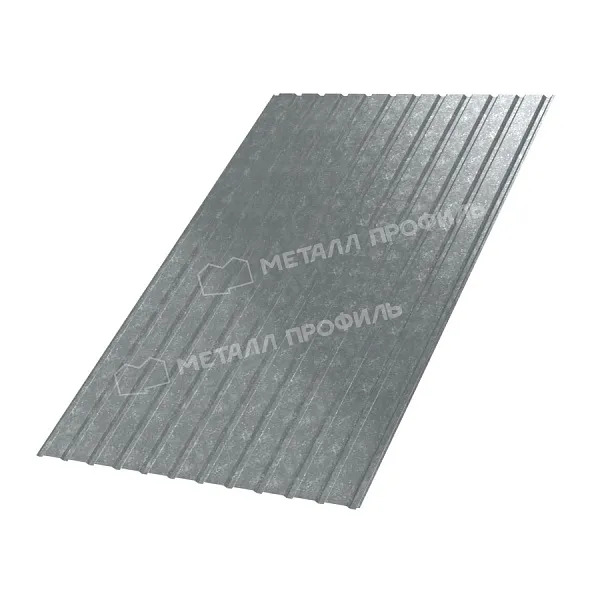 Эконом. Профилированный лист С-10*1100/1138 (ОЦ-01-БЦ-0,4) оцинкованный 2м (1шт=2.276 м2)