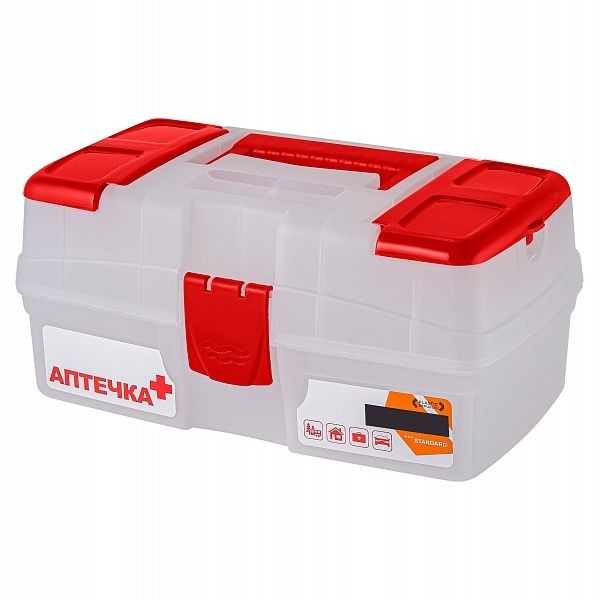 Аптечка "Palm 290х170х130 мм с отсеками Бесцветный (10)