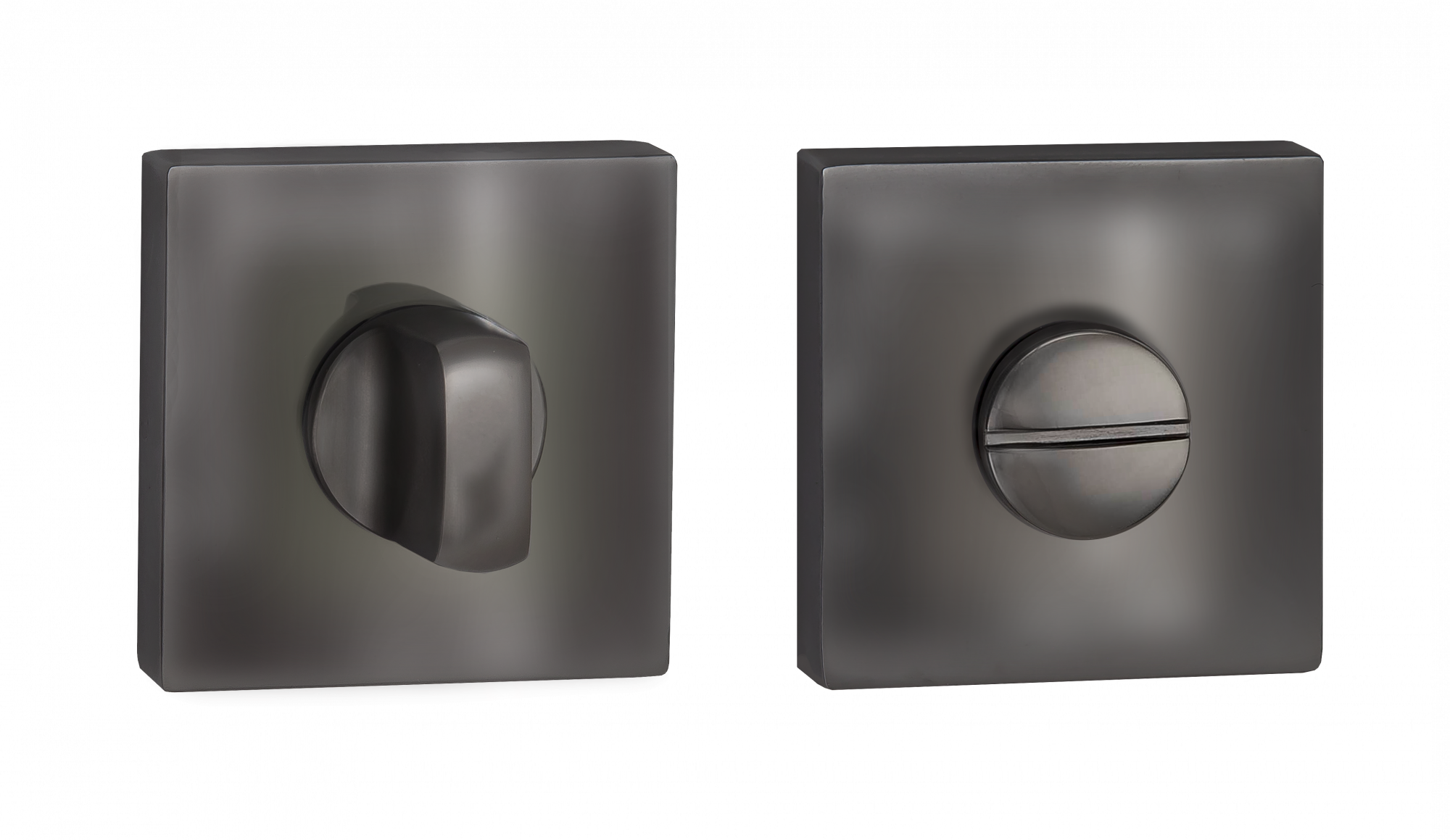 Завертка квадр. Puerto 03 черный никель (5/100)