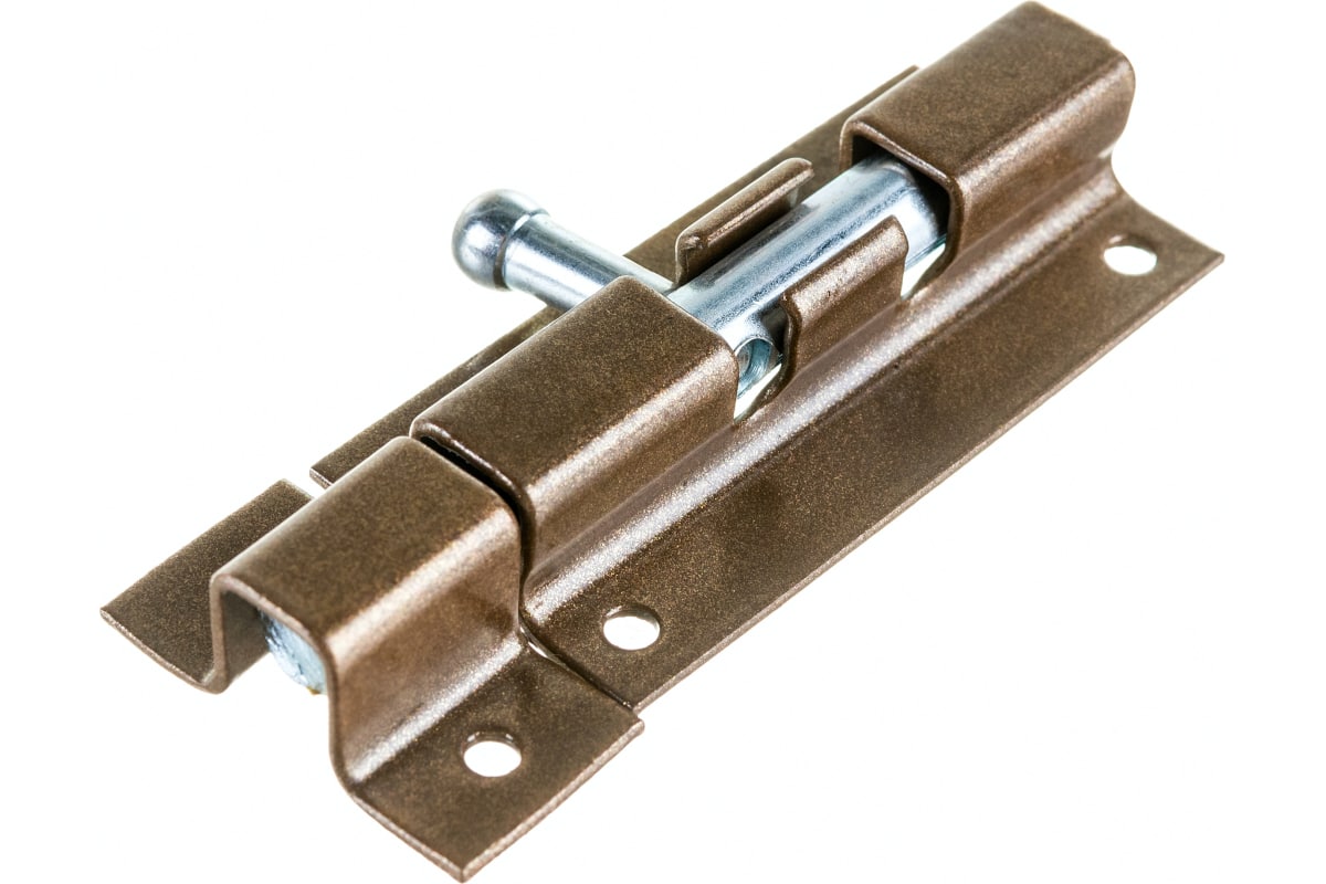 Задвижка накладная ШП-60 прямоугольная, коричневая (20)