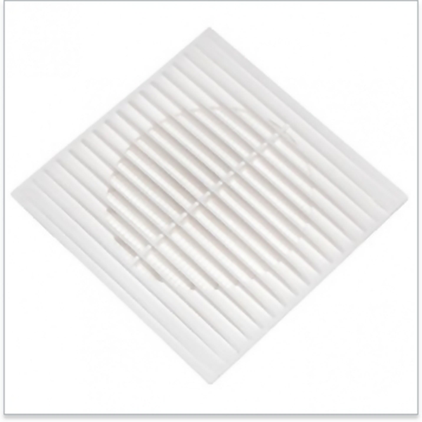 Решетка вентиляционная вытяжная АБС 138х138, бел. (100)