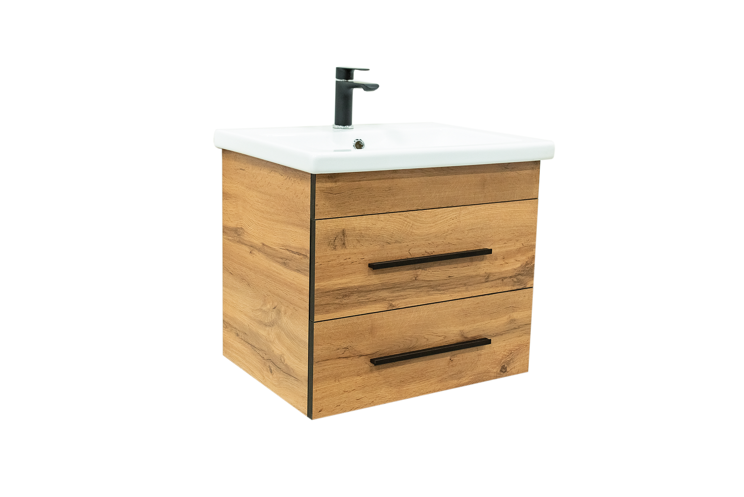 Тумба Монако NEW подвесная Дуб Вотан 600 + ум. COMO60 (1)