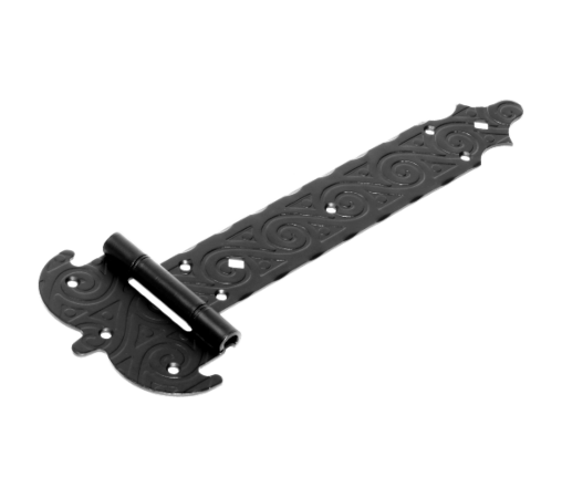 Петля-стрела фигурная Домарт ПС-300 мод.4 кованая ЯРОСЛАВЛЬ, черный (10)