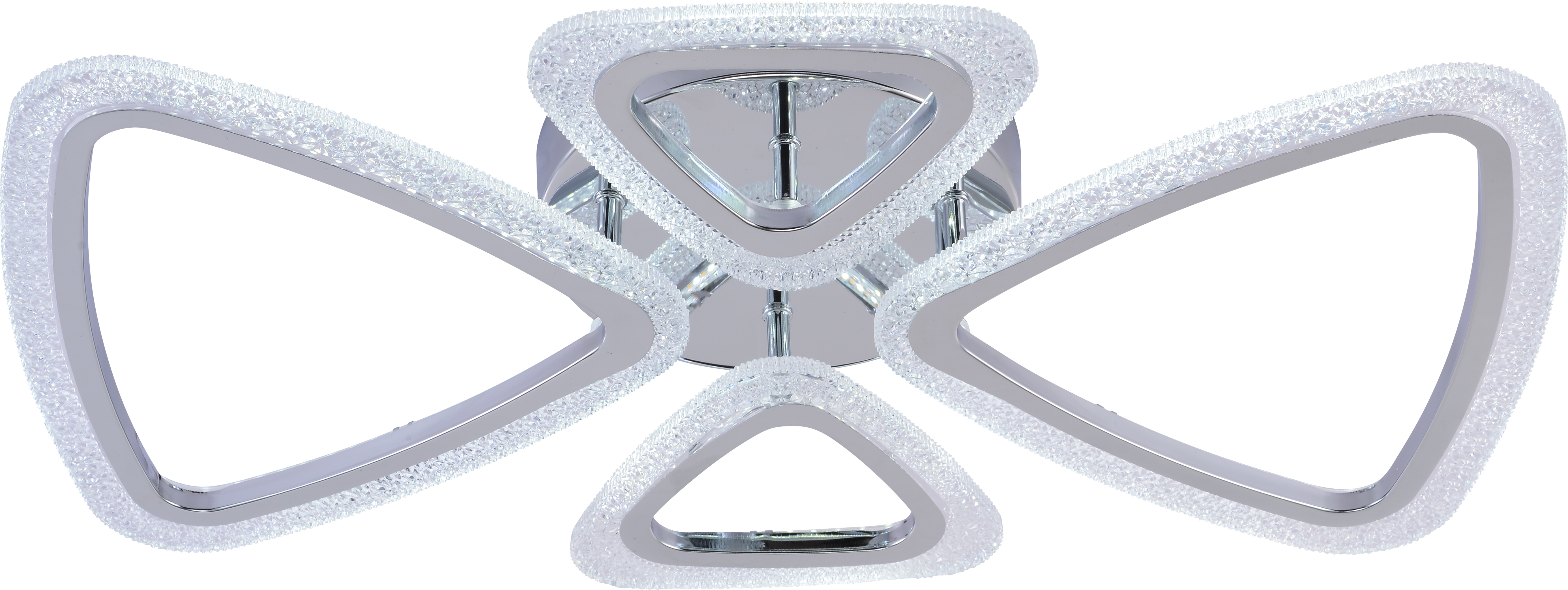 Светильник AU61616/2+2 CR LED Хром 76W ПДУ 615*380*75