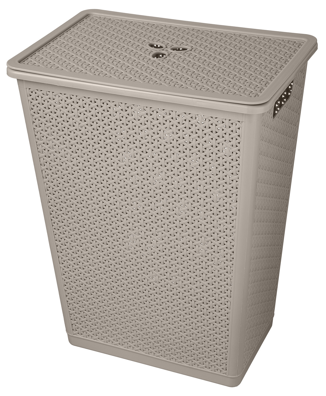 Корзина д/белья 48,0л 427*295*562мм "Wenge" Серый (8)