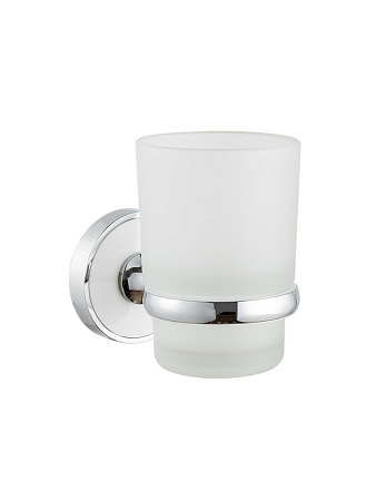 Стакан 1-ый с держателем Zenfort коллекция "Либретто", белый