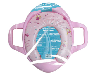 Сиденье для унитаза Delphinium "BY-3-3013", детское, розовый