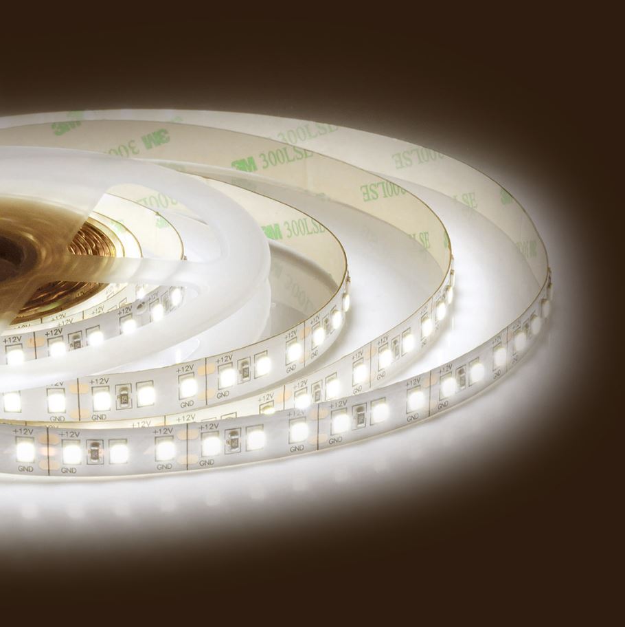 Светодиодная лента 12В, 14,4Вт/м, RGBW. 60д/м, IP20, 500Лм/м, ширина подложки 12мм, 5м