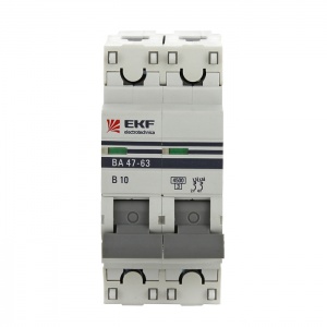 Автоматический выключатель 2P 63А ВА47-63 ЭКФ PROxima (6)