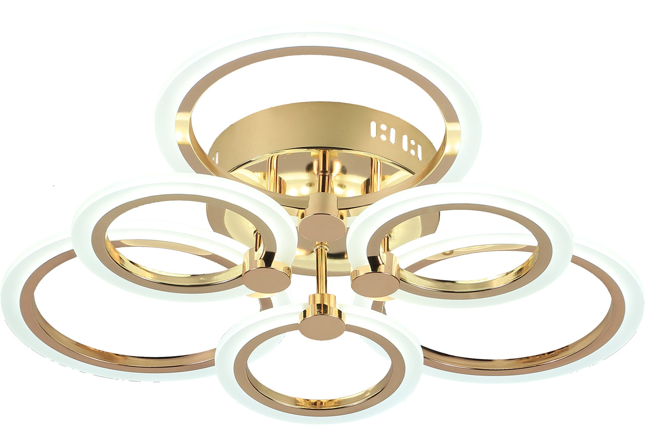 Светильник AU61625/3+3 GD LED Золото 108W ПДУ 610*120