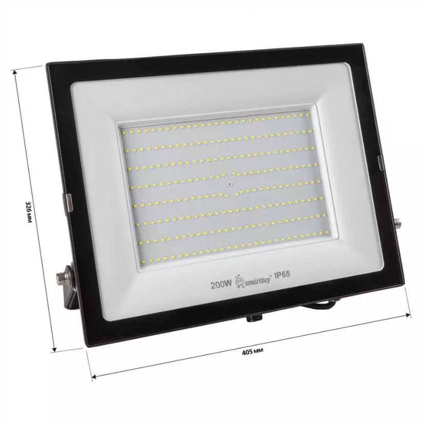 Прожектор светодиодный 200W 6500K IP65 (LED) FL SMD Pro Smartbuy