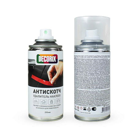 Удалитель наклеек АНТИСКОТЧ DECORIX, 210 мл (12)