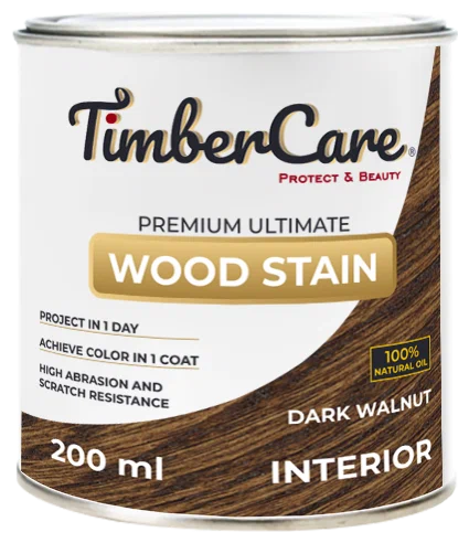 Тонирующее масло TimberCare Wood Stain Темный орех 0,2л (6)
