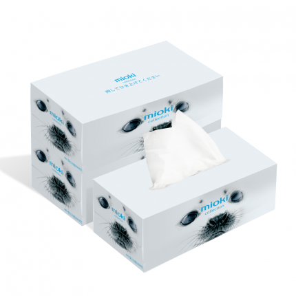 Салфетки бумажные MIOKI 190*220 /200 Нерпа Япония(__)