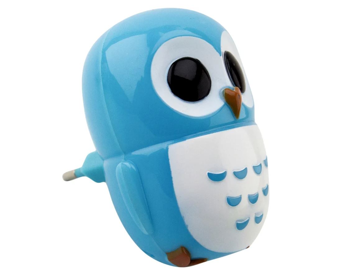 Светильник с/д (ночник) LE LED NL-820 0,6W (Сова, цв. синий) (50/100)