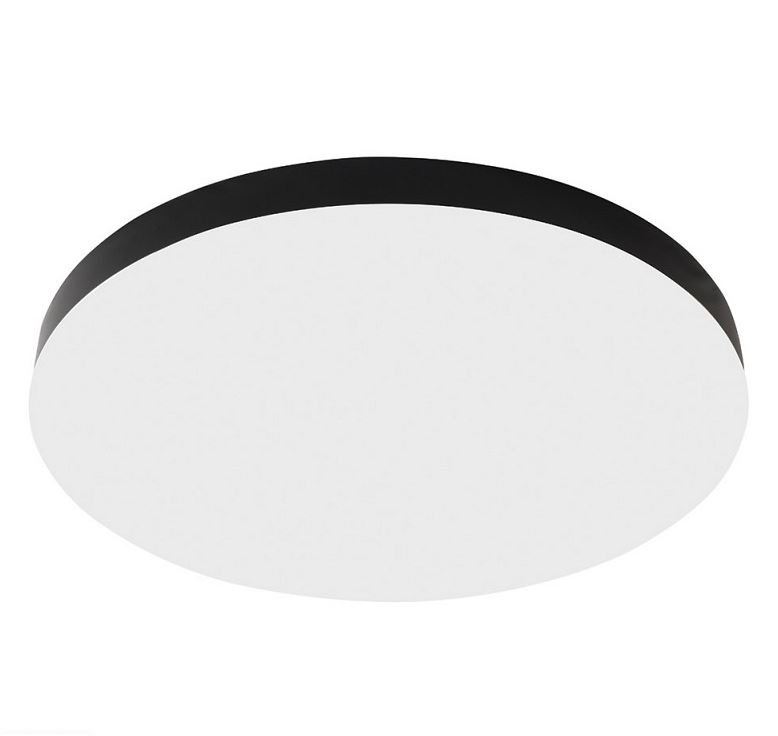 Светильник накладной со светодиодами, 72W, 5760Lm, 3000К-4000К-6400K, AL1600 черный ( _ )