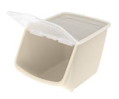 Контейнер универсальный 10,5л 337*238*217мм откид/кр Слоновая кость (30) АП 770
