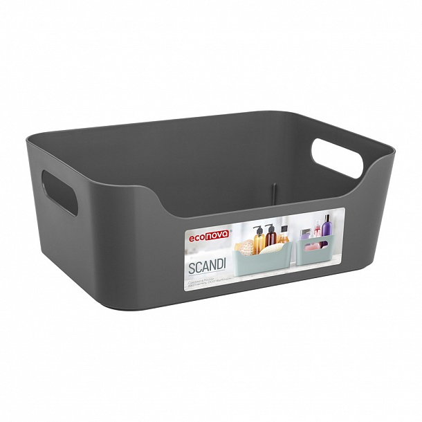 Корзина универс. 240*170*90мм 3,1л Scandi микс (18) 4332226 Быт