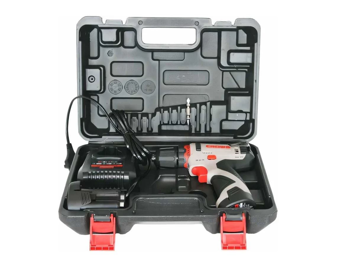 Аккумуляторная дрель-шуруповерт CROWN CT21072HX-2 BMC 12В, 2*2,0Ач, 19/30Нм, кейс