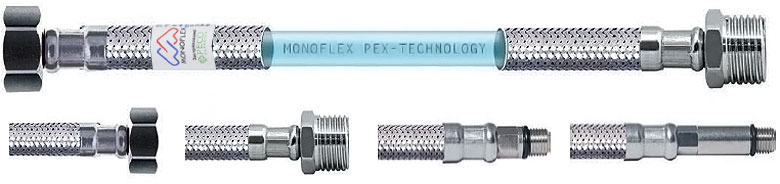 Подводка д/смеcителя Monoflex PEX-TECHNOLOGY 12мм М-10/040 см(100)