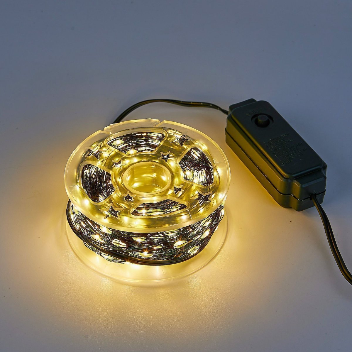 Гирлянда светодиодная "Роса", 100м. 1000 светодиодов. Теплый ULD-S10000-1000/DGA WARM WHITE IP20 DEW