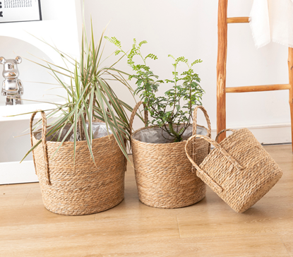 Корзина для белья Джут большой 35*30см