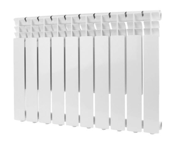 Радиатор алюминиевый Rommer Optima 500 10секц. (гл 80мм) (Вт 133)(_1_)