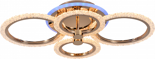 Люстра LED AU6927/4 FGD 72W+7W ПДУ