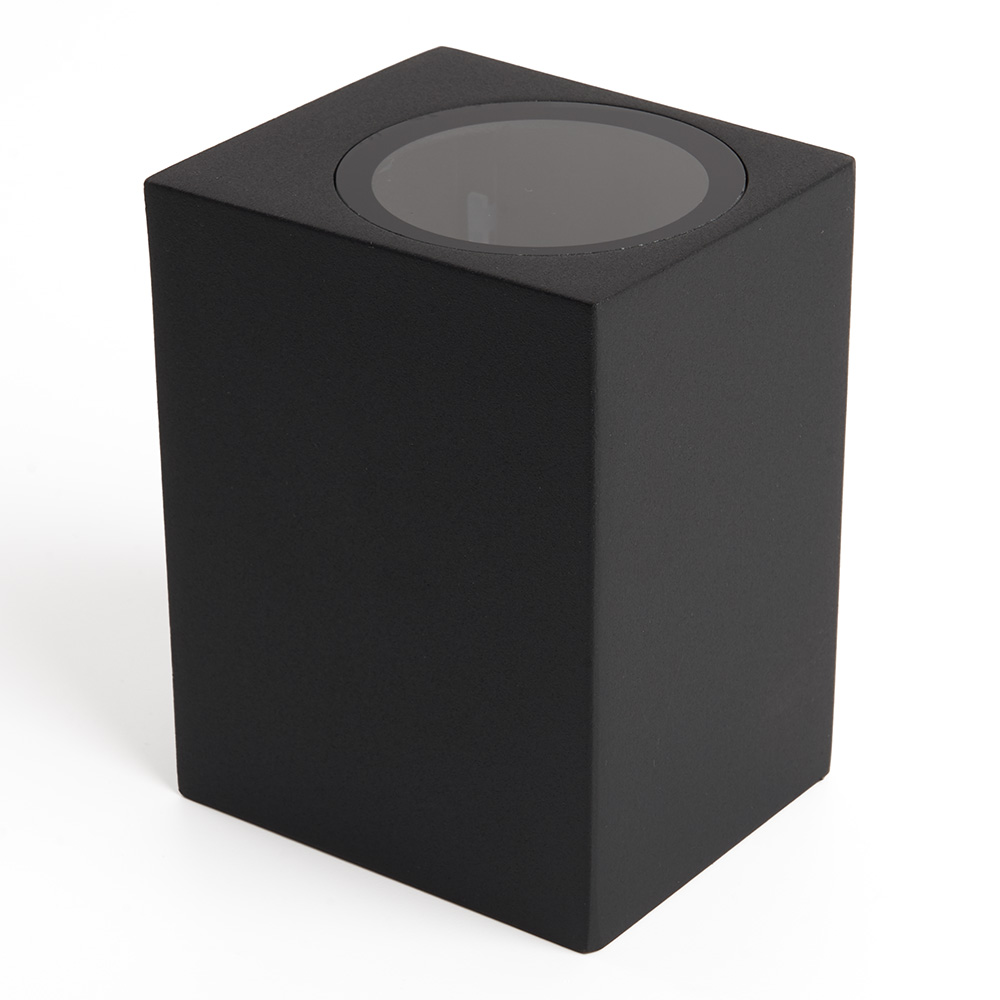 Светильник садово-парковый, 230V GU10, DH050, черный (на стену)(_40_)