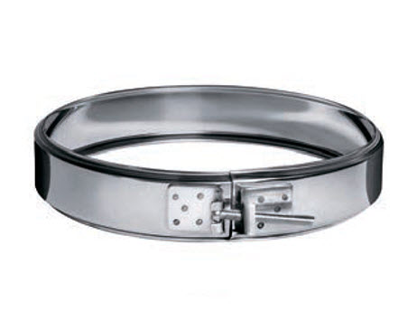 Хомут обжимной (430/0,5 мм) Ф200 (для трубы)