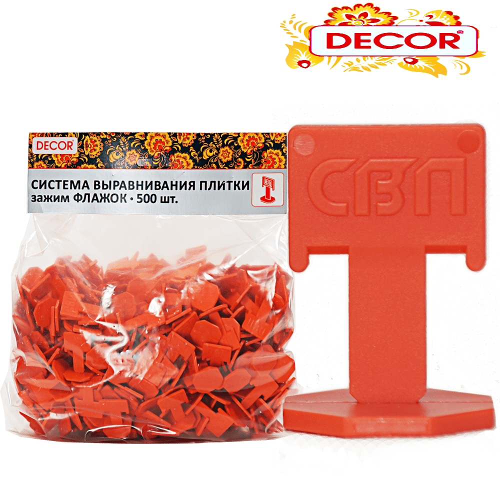 СВП Зажим "Флажок" 1,4 мм 500шт, пакет (6пак/короб)