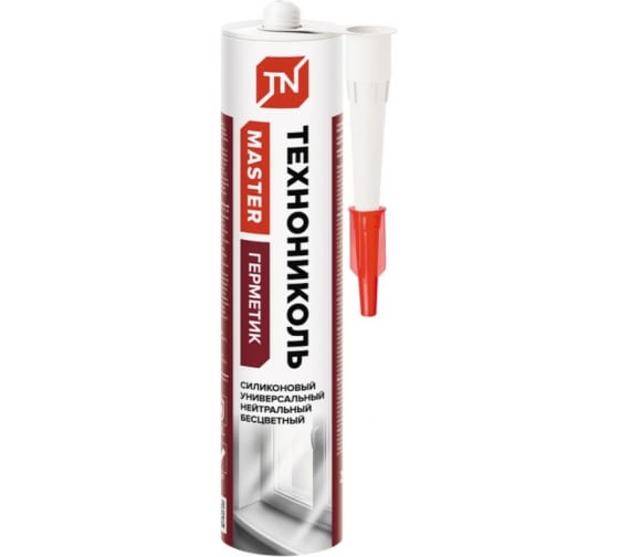Герметик ТЕХНОНИКОЛЬ универсальный нейтральный силиконовый бесцветный 280 мл. (12)