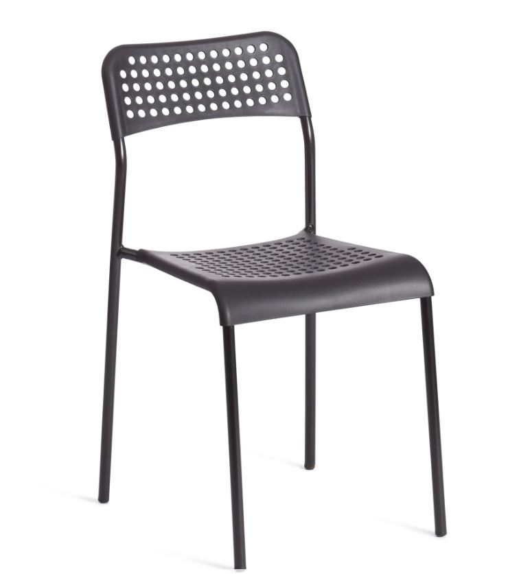 Стул ADDE (mod. C-049) [металл/пластик, 39 х 49 х 78 см, Black (черный)]