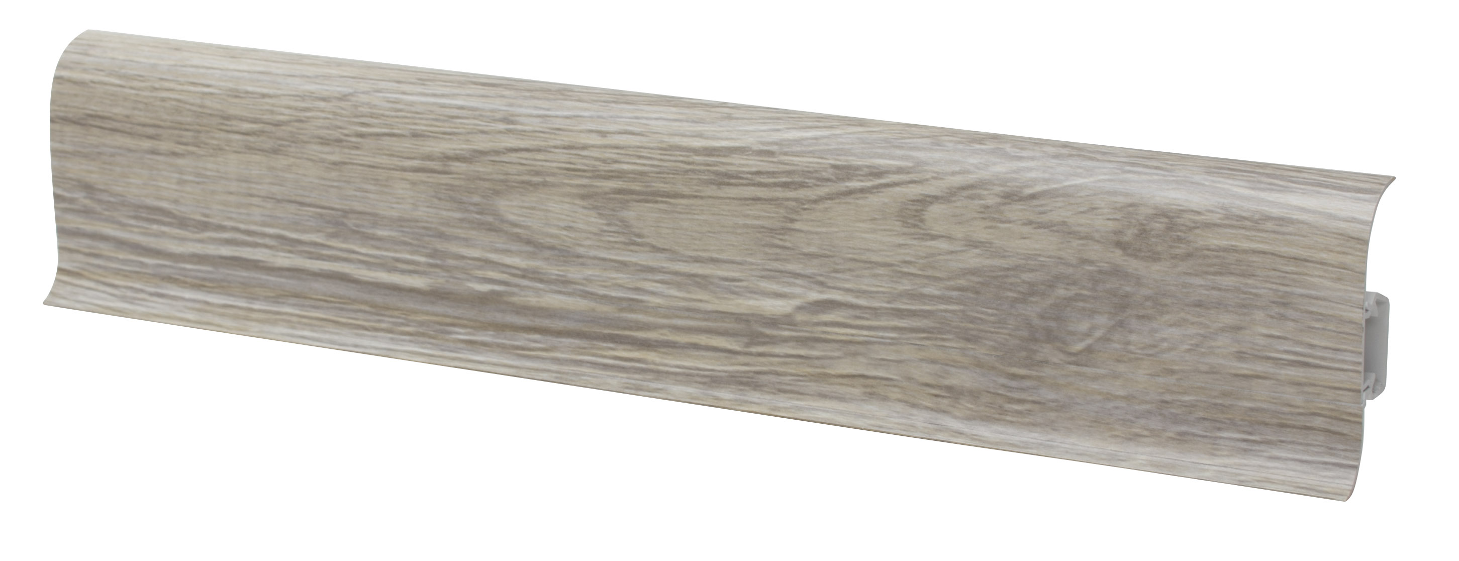 Плинтус пластиковый NGF56 Дуб Амбер Серый (Янтарный Серый) 2,5м. (32шт)