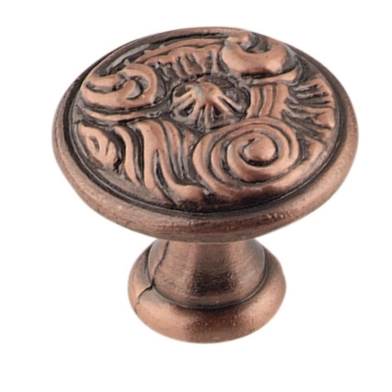 Ручка-кнопка 14.129.30 "ZY-114" (Медь) (100)