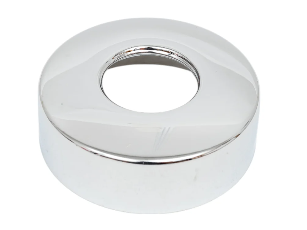 Чашка декоративная (отражатель) 3/4" цилиндр средний (нержавеющая сталь, хром), MP-У