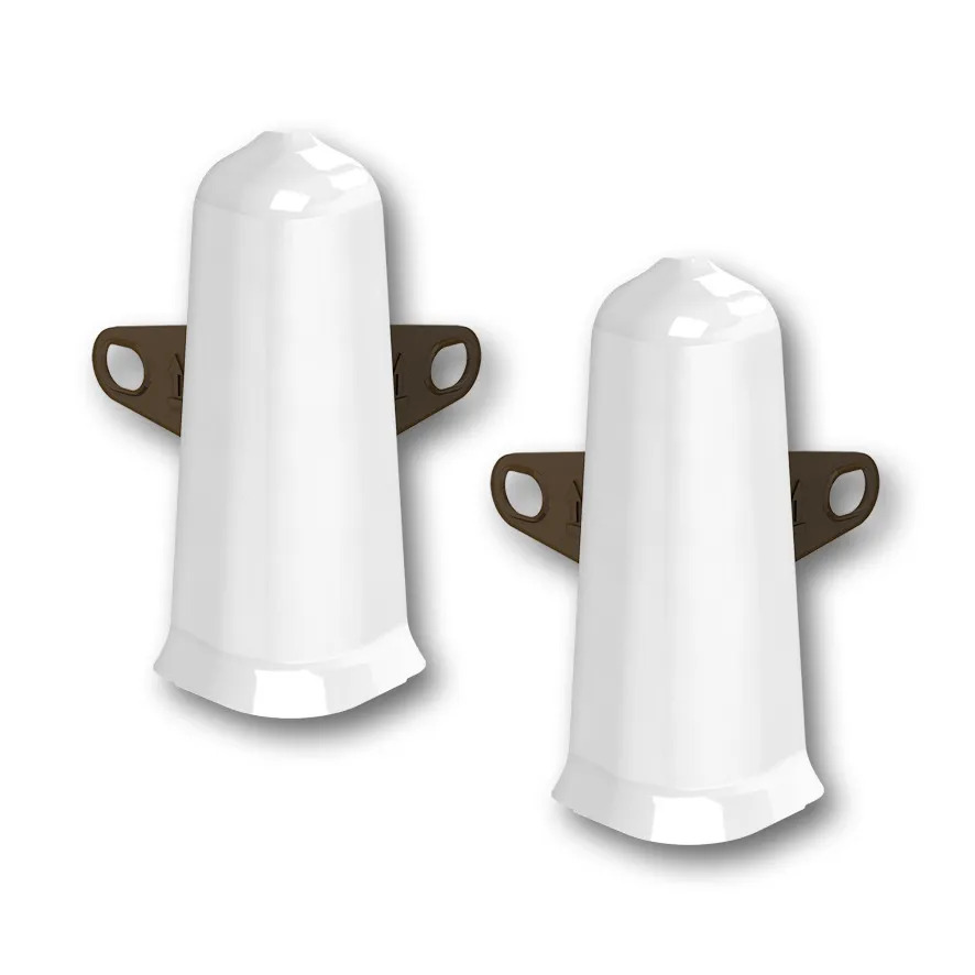 Угол наружный Deconika Белый глянцевый 001 (20)