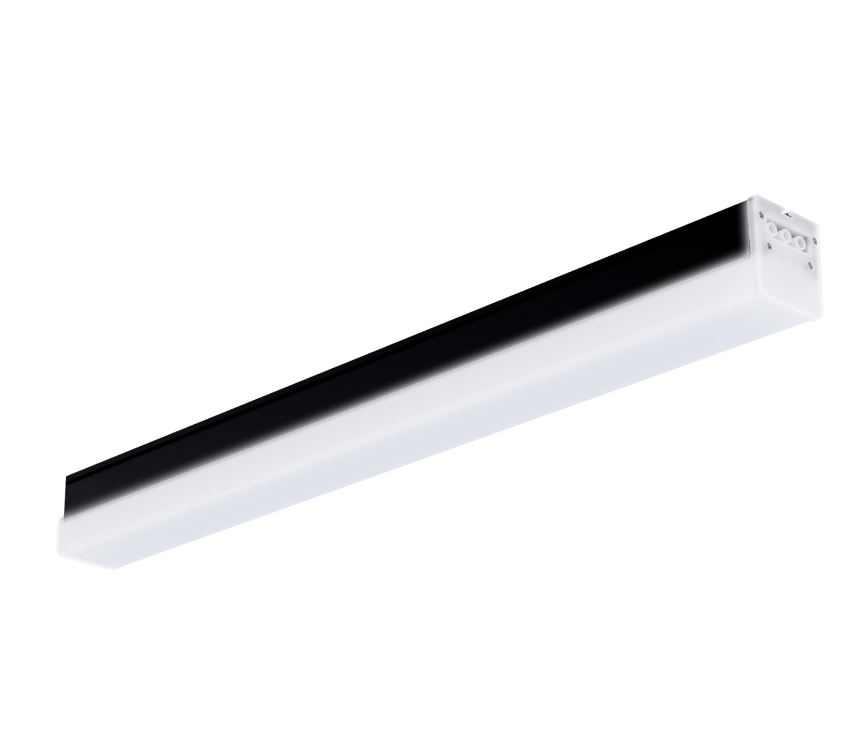 Светильник линейный, универсальный, светодиодный 20Вт, 230В/50Гц, 2000лм, 4000К, IP40, чёрный,