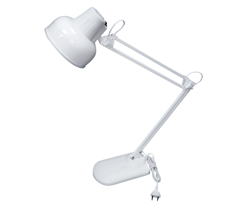 Светильник настольный Бета + с основанием Е27 60 Вт 220 В белый(__)